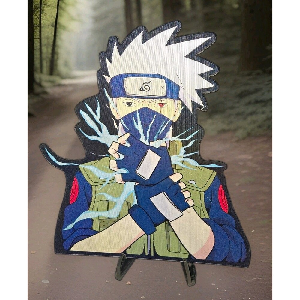 Kakashi Hatake Naruto Sharingan Chidori 3D Lenticular Motion Car Sticker Decal